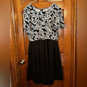Lularoe 3XL Dress Simply Comfortable Black & White